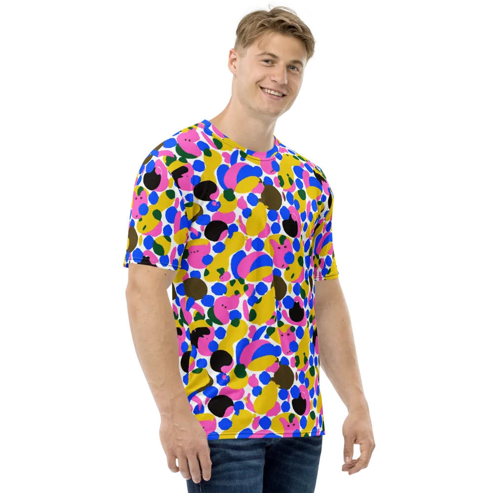 Candy Orchard on Men's Crew Neck T-Shirt — Right