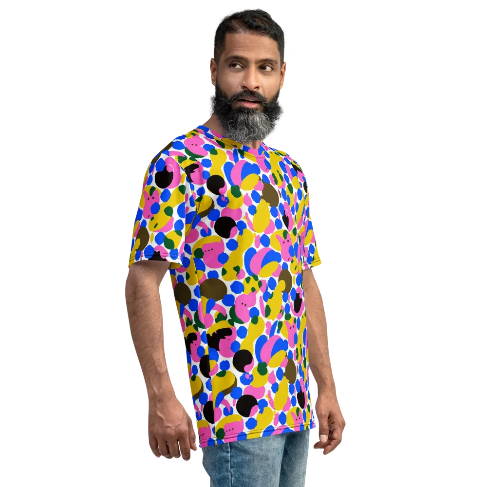Candy Orchard on Men's Crew Neck T-Shirt — Right