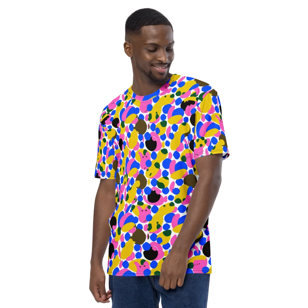 Candy Orchard on Men's Crew Neck T-Shirt — Left