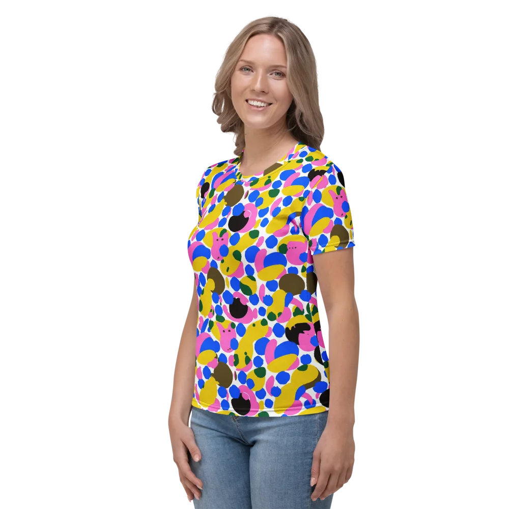 Candy Orchard on Women's Crew Neck T-Shirt — Left