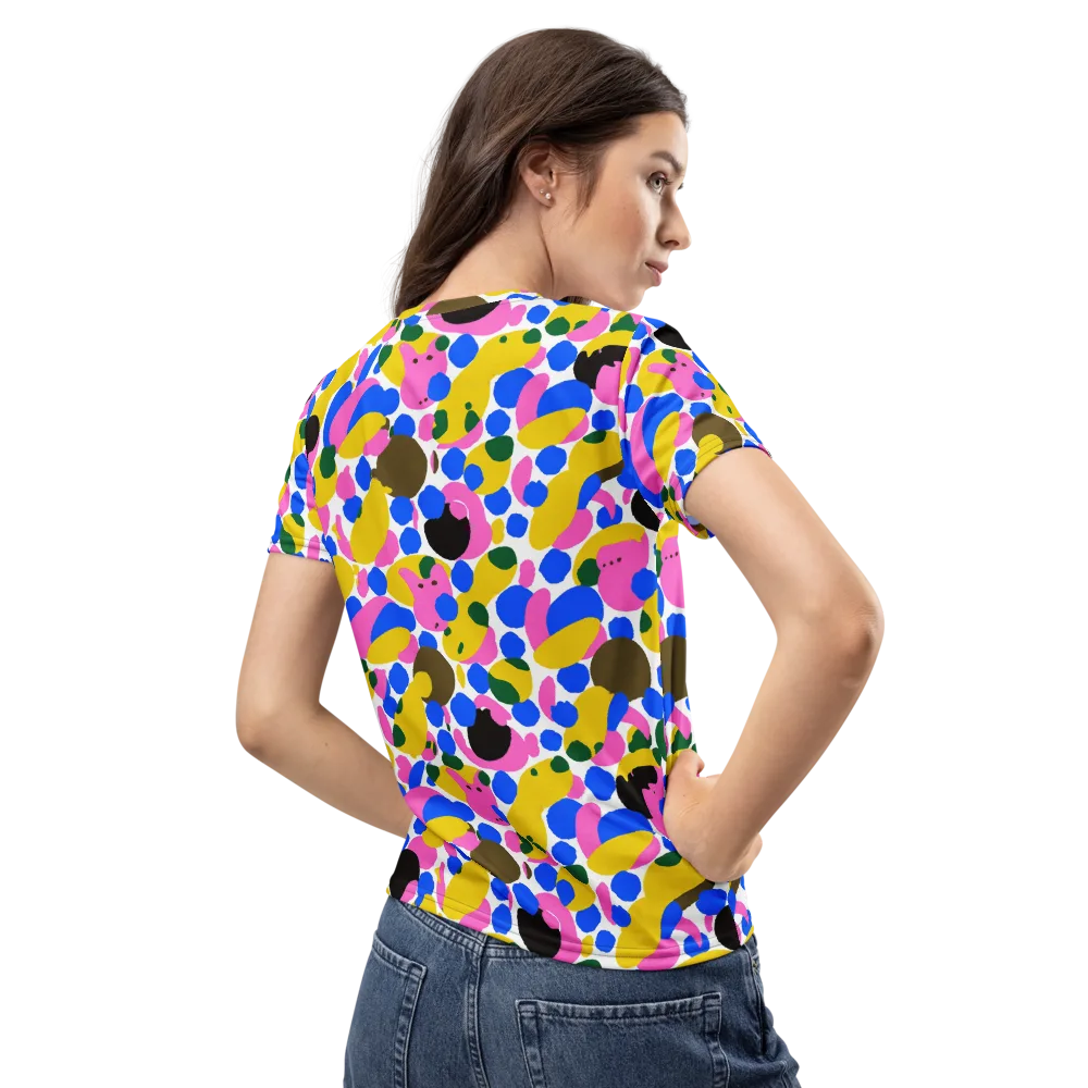 Candy Orchard on Women's Crew Neck T-Shirt — Back