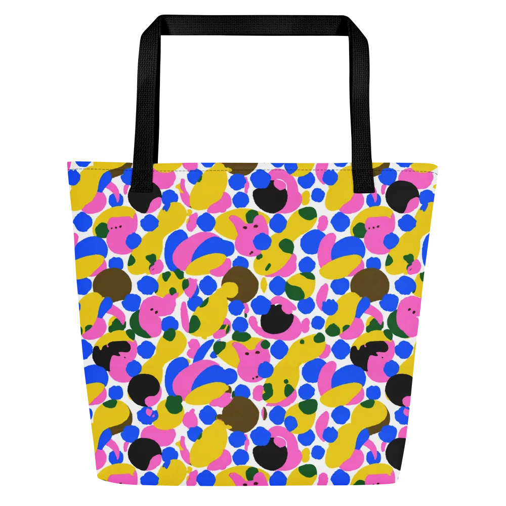 Candy Orchard on Large Tote Bag W/ Pocket — Front