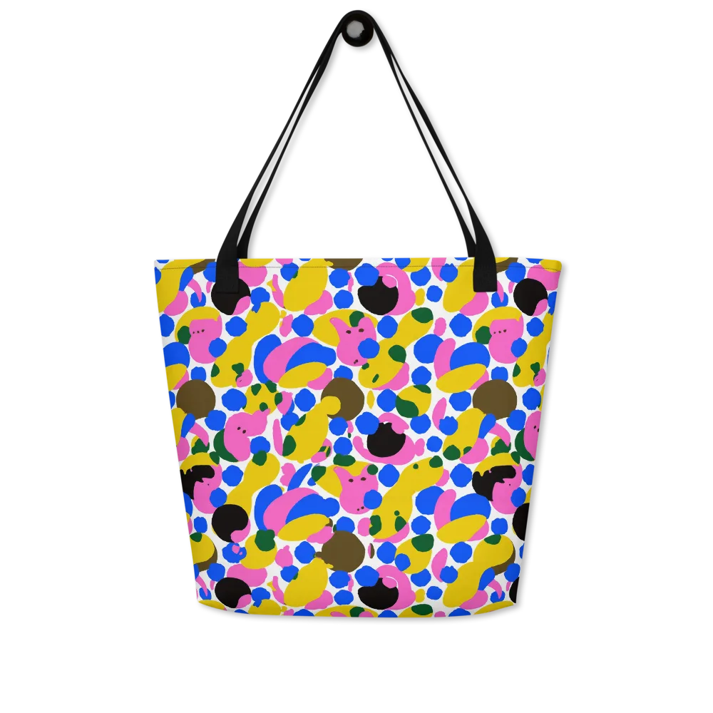 Candy Orchard on Large Tote Bag W/ Pocket — Front