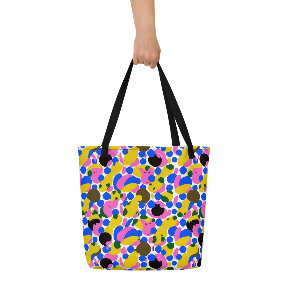 Candy Orchard on Large Tote Bag W/ Pocket — Front
