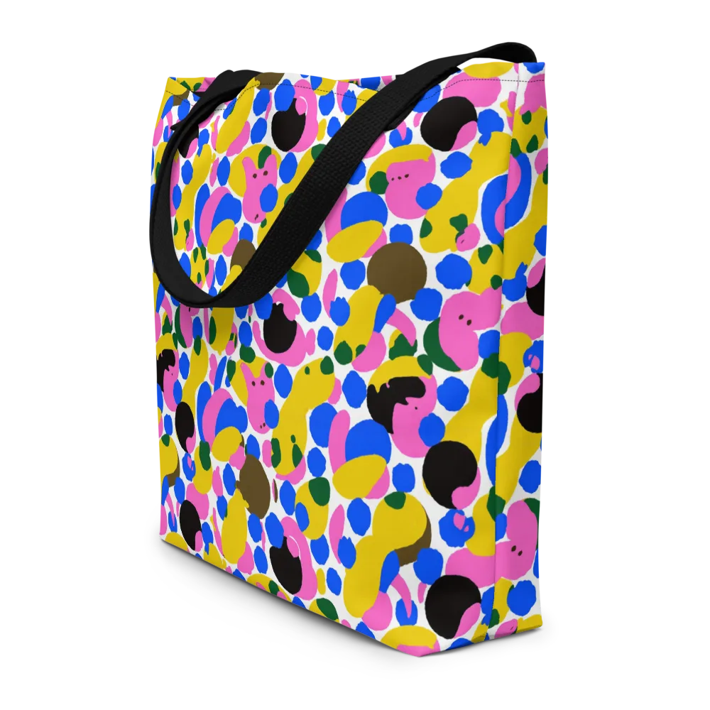 Candy Orchard on Large Tote Bag W/ Pocket — Front