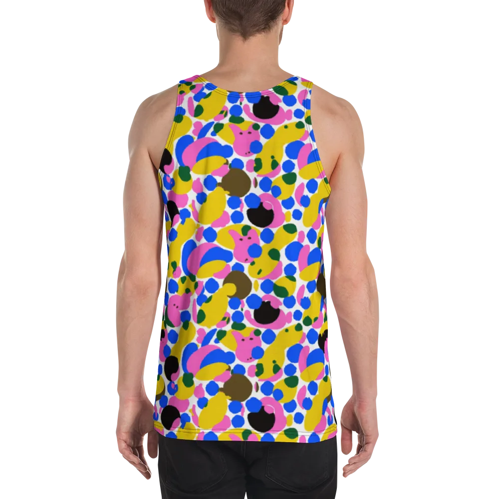 Candy Orchard on Men's Tank Top — Back