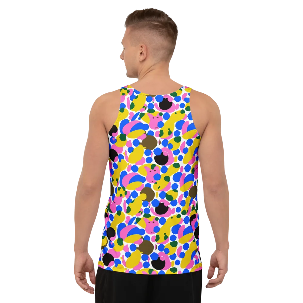 Candy Orchard on Men's Tank Top — Back