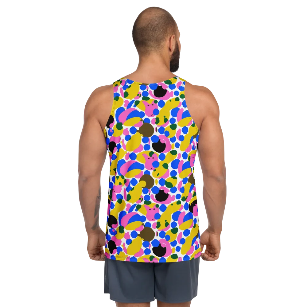 Candy Orchard on Men's Tank Top — Back