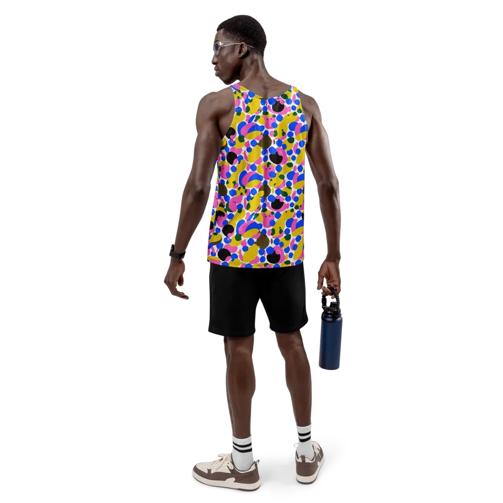Candy Orchard on Men's Tank Top — Back