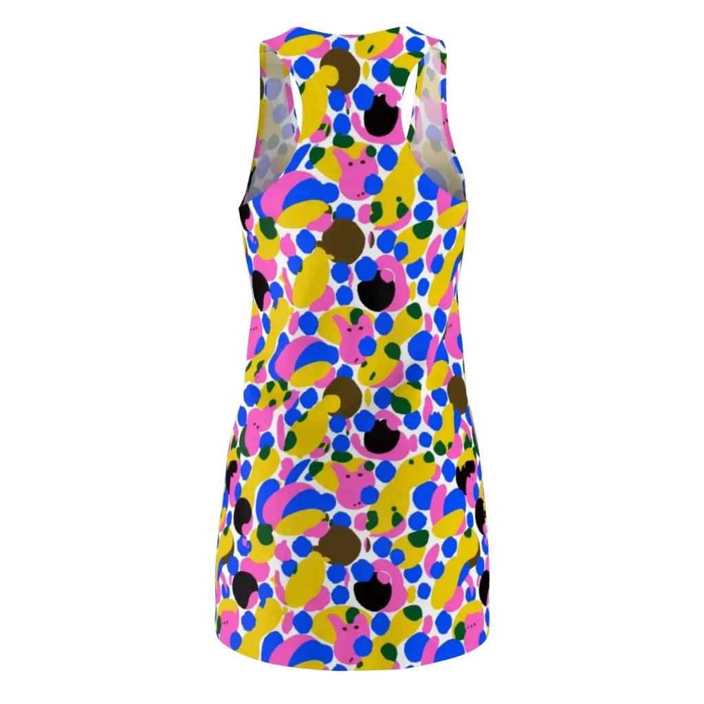 Candy Orchard on Racerback Dress — Back
