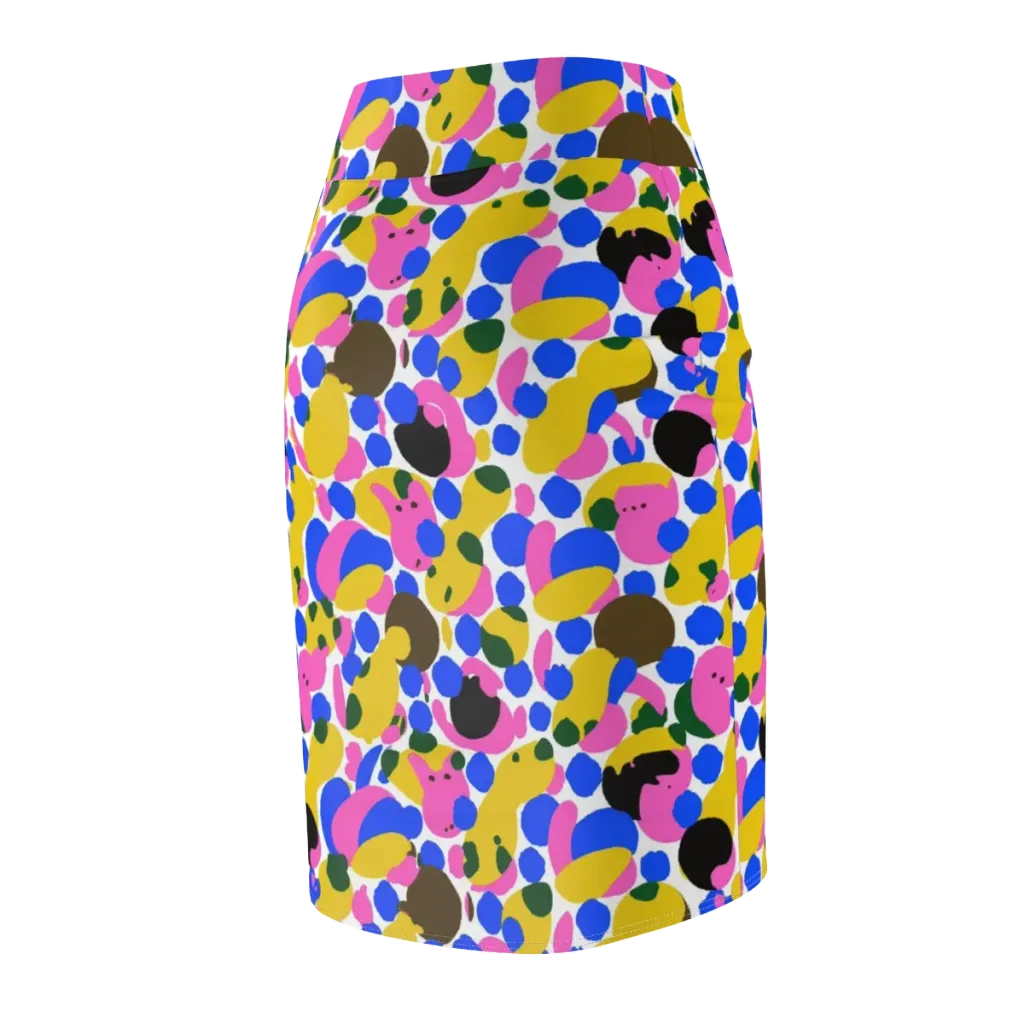 Candy Orchard on Pencil Skirt — Back Side