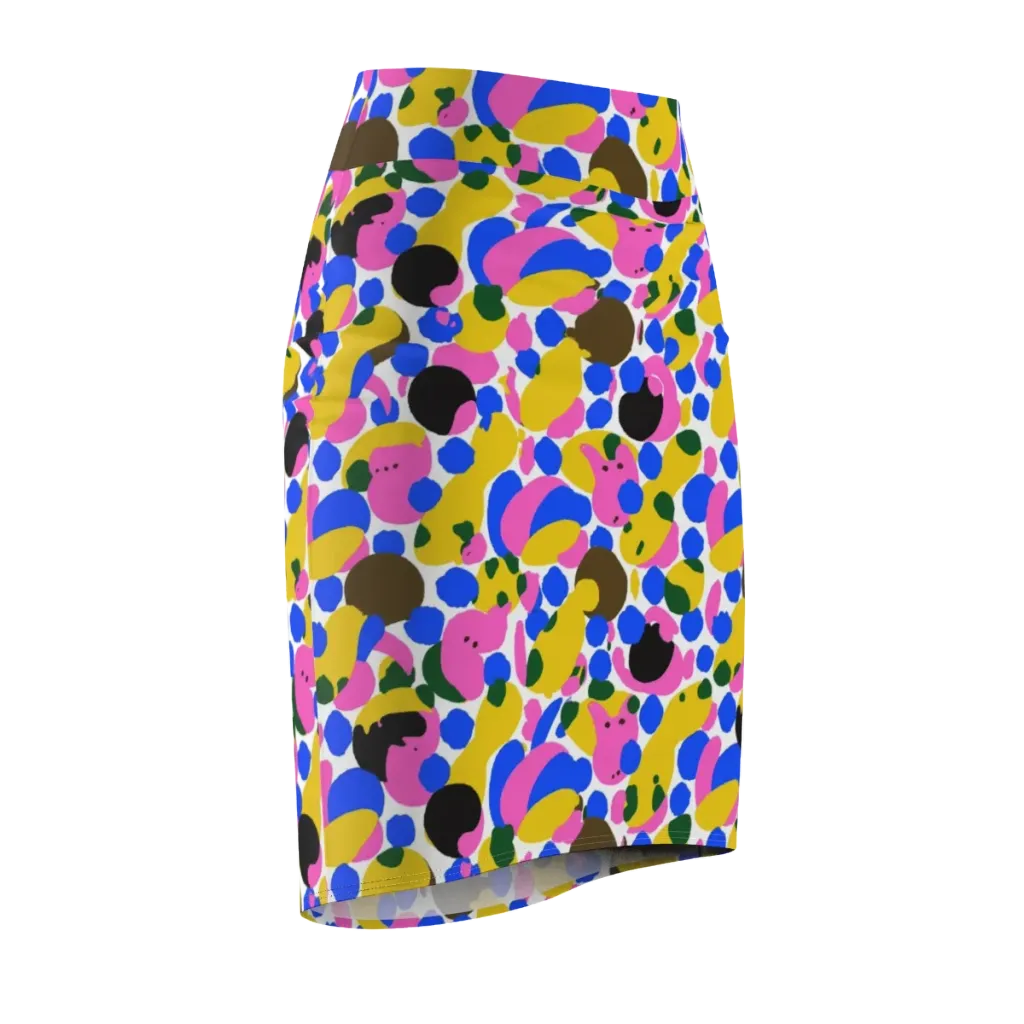 Candy Orchard on Pencil Skirt — Front Side