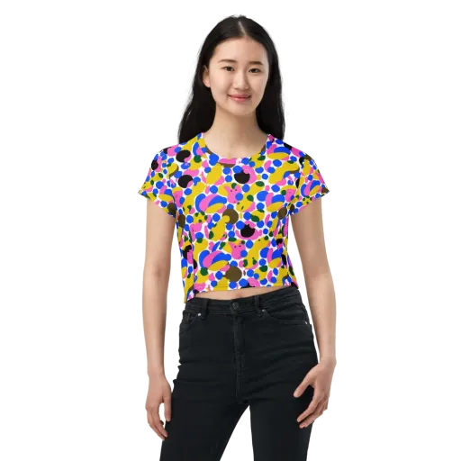 Candy Orchard on a Crop Tee