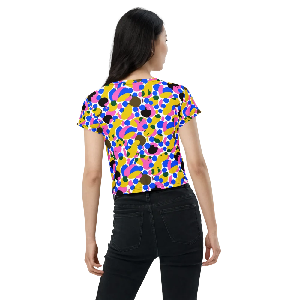 Candy Orchard on Crop Tee — Back