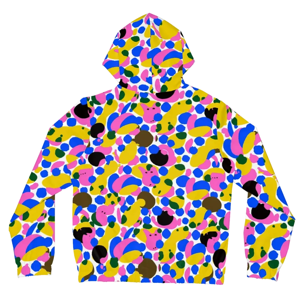Candy Orchard on Women's Full-Zip Hoodie — Back