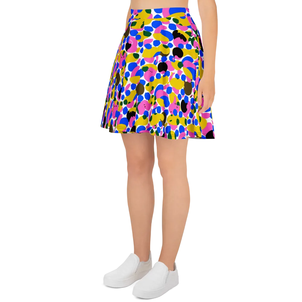 Candy Orchard on Skater Skirt — Left
