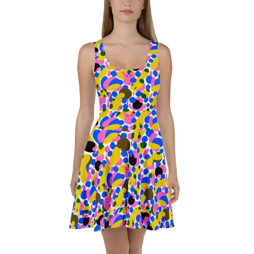 Candy Orchard on a Skater Dress
