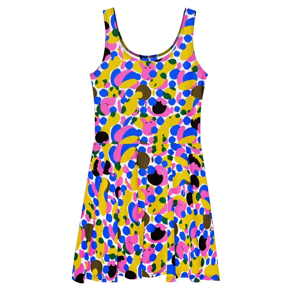Candy Orchard on Skater Dress — Front