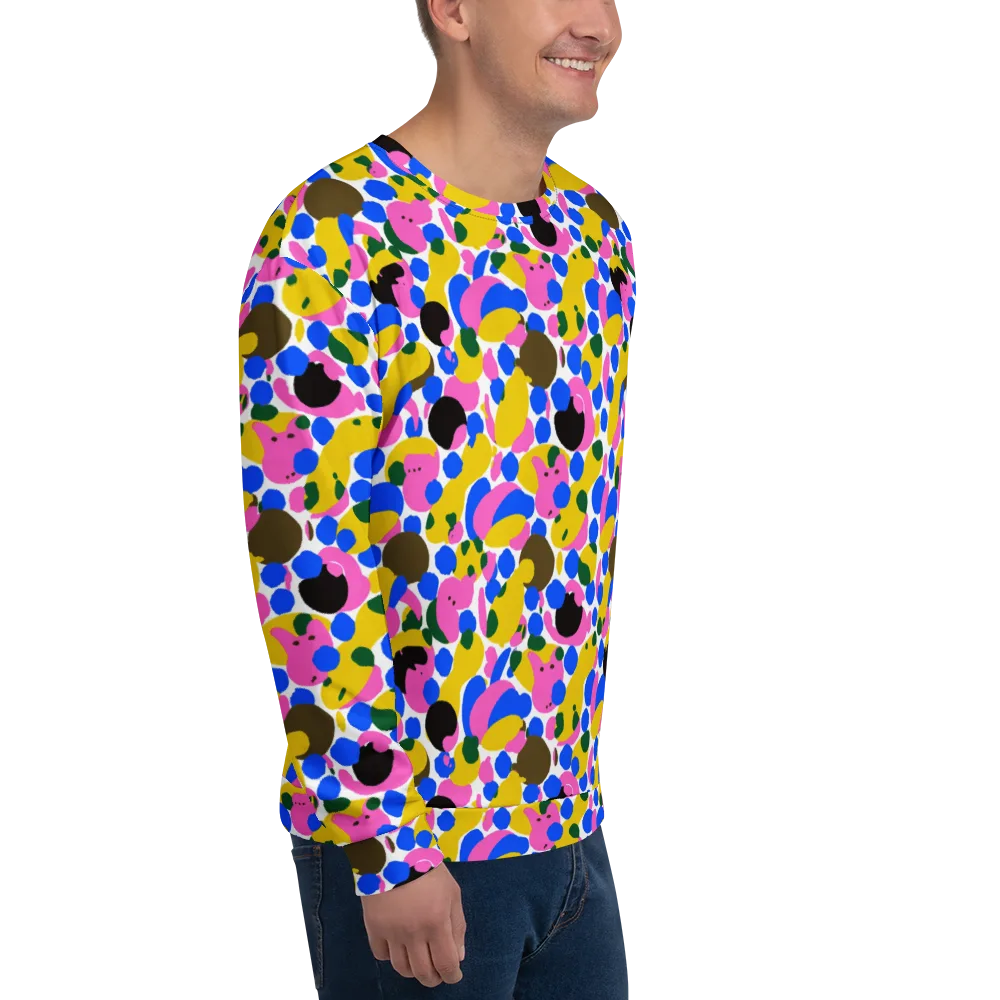 Candy Orchard on Sweatshirt — Right Front