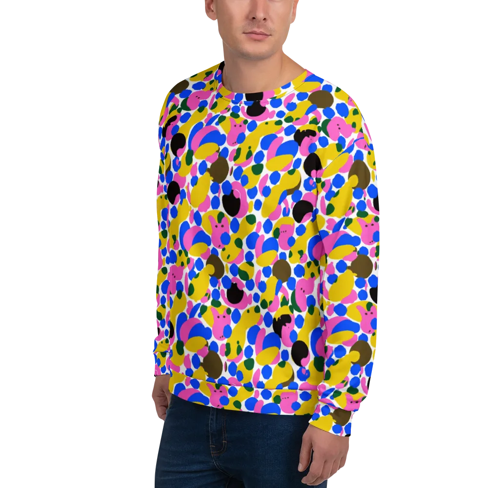 Candy Orchard on Sweatshirt — Left Front