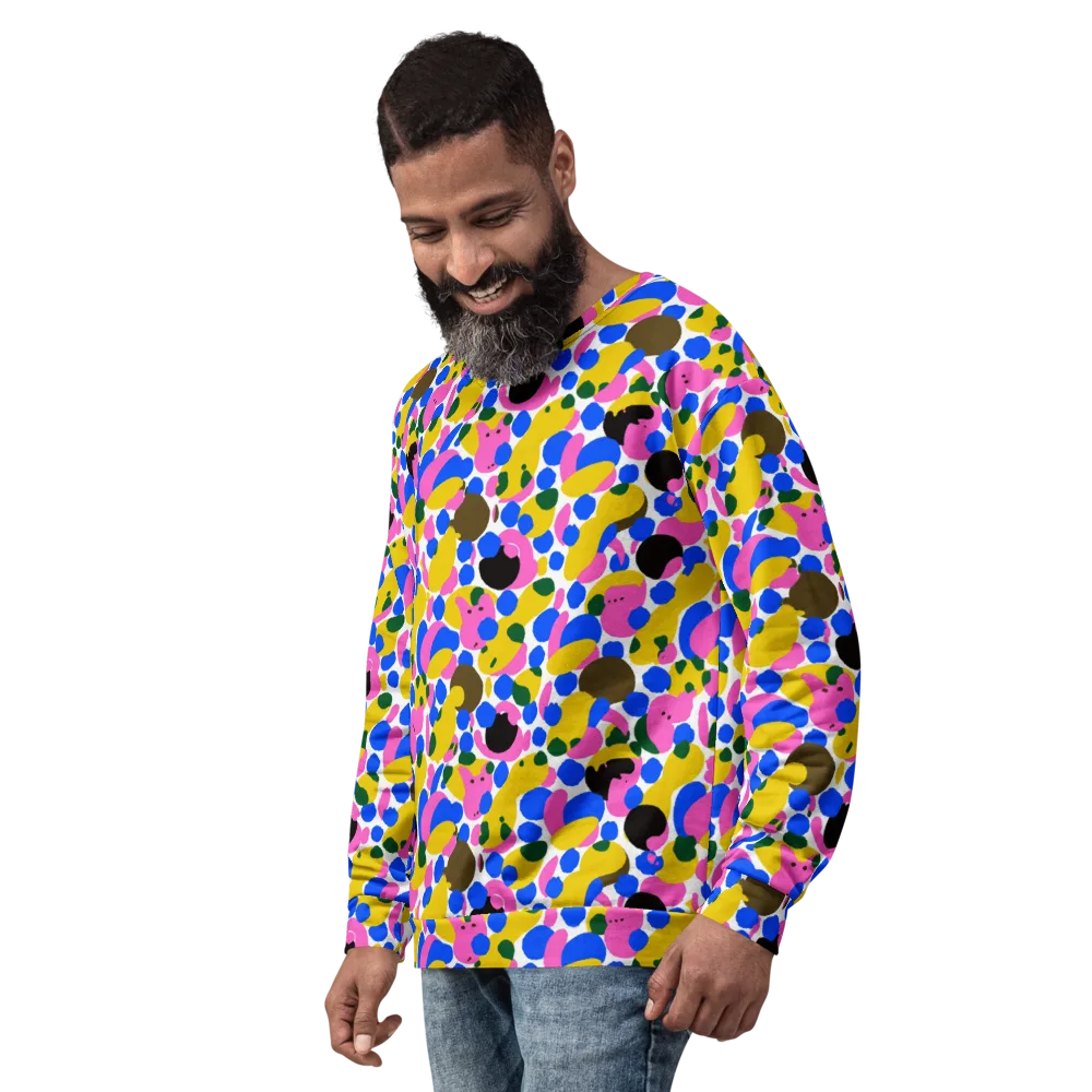 Candy Orchard on Sweatshirt — Left Front