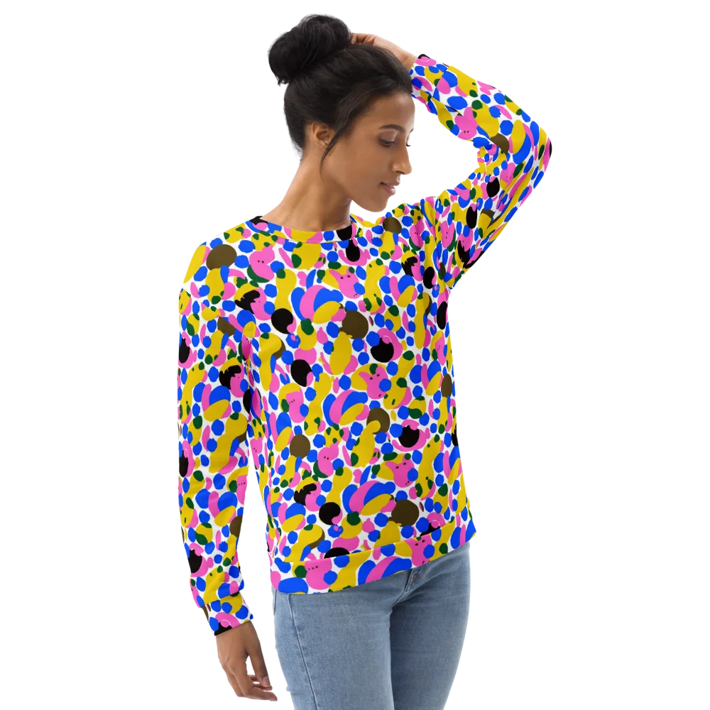 Candy Orchard on Sweatshirt — Right Front