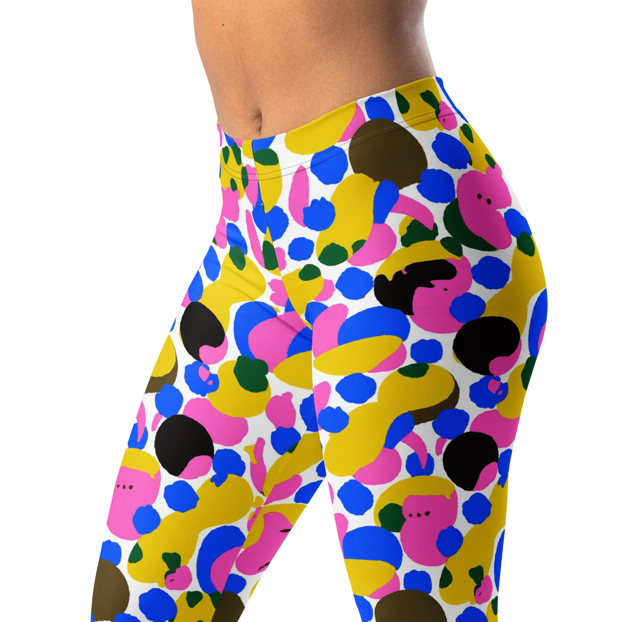 Candy Orchard on Leggings — Left Front