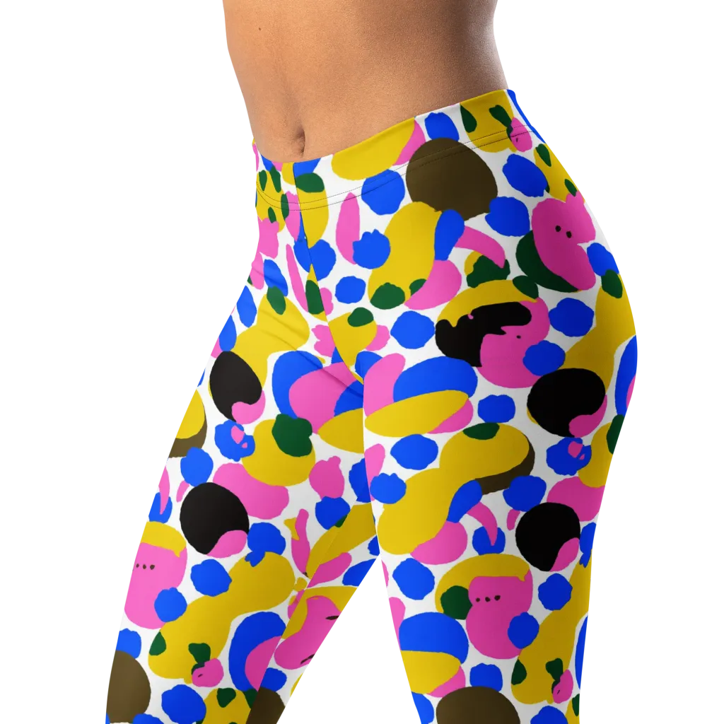 Candy Orchard on Leggings — Left Front