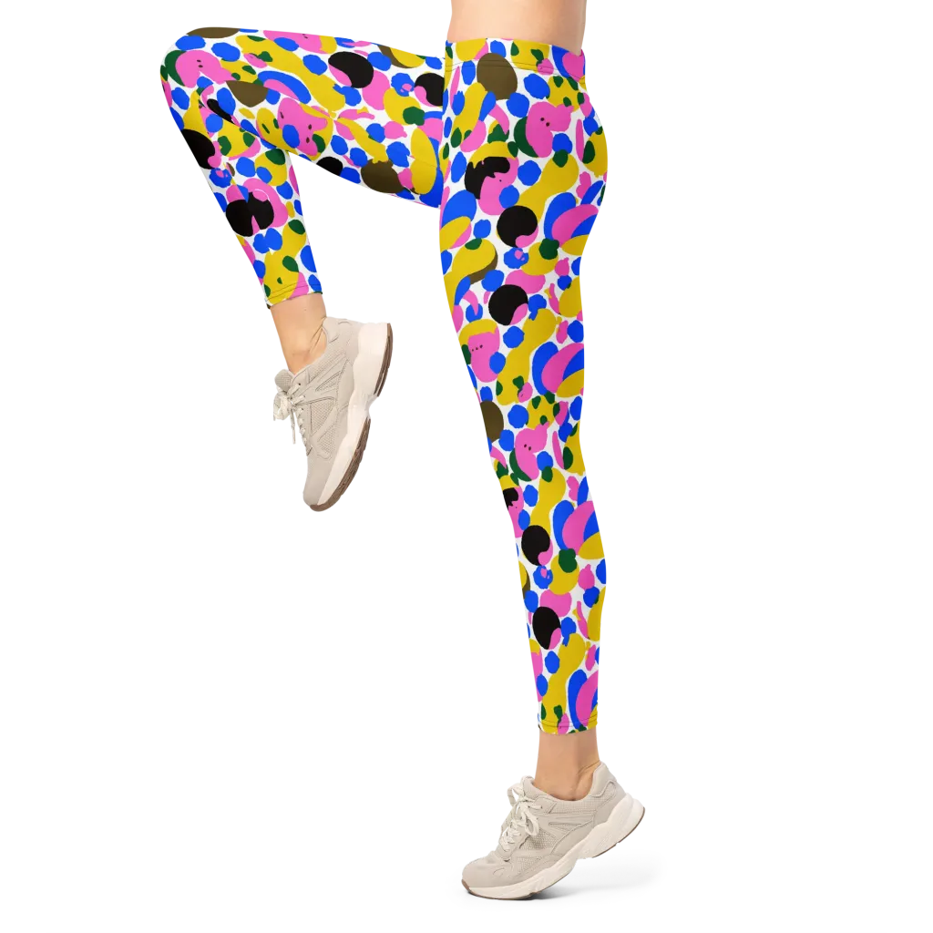 Candy Orchard on Leggings — Left