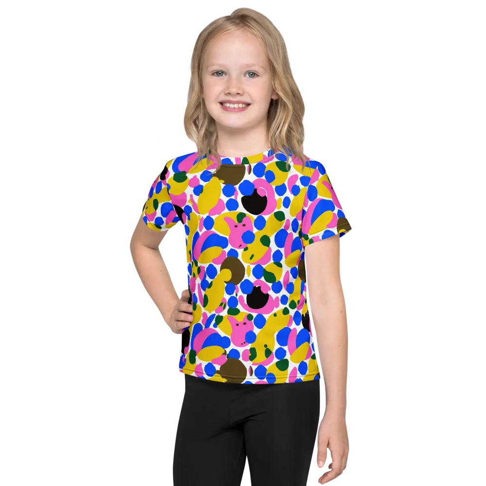 Candy Orchard on Kids Crew Neck T-Shirt — Front