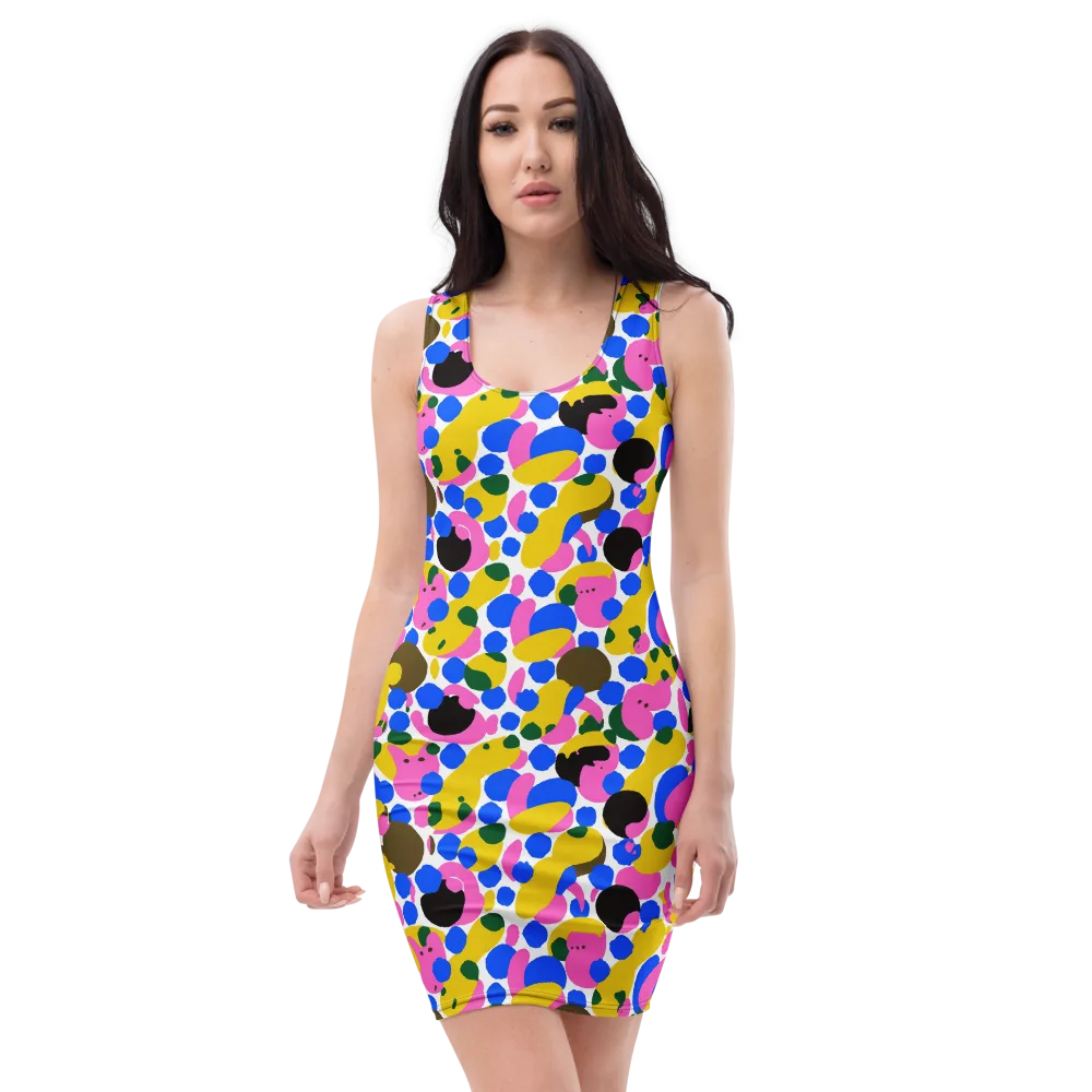 Candy Orchard on Bodycon Dress — Front