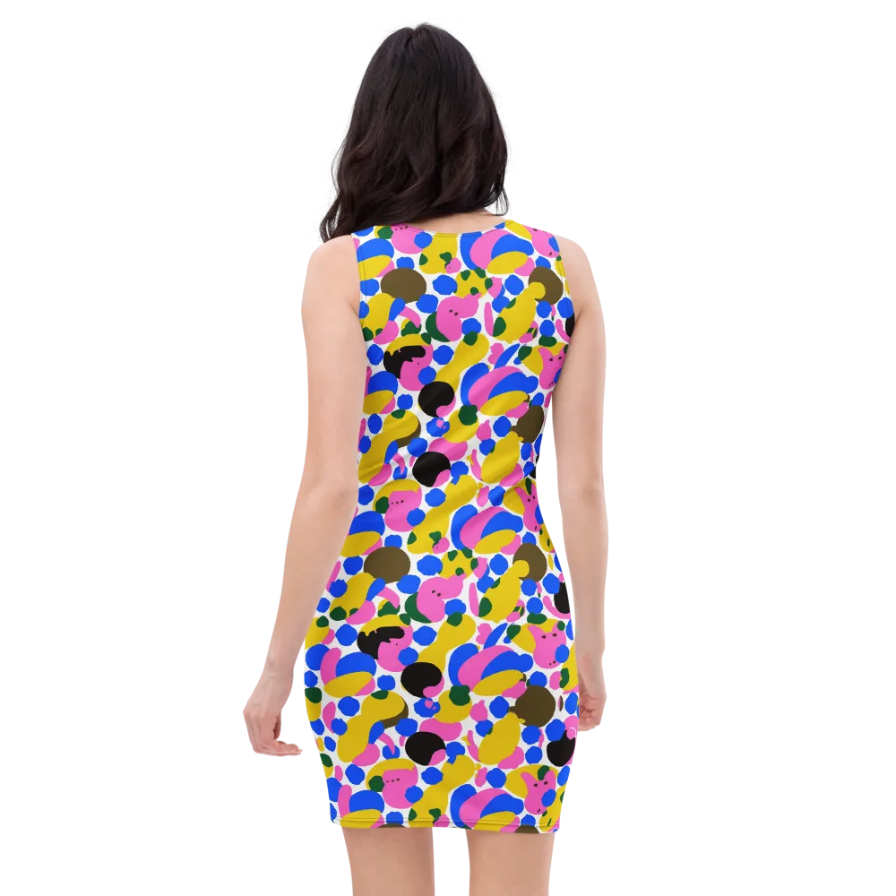 Candy Orchard on Bodycon Dress — Back