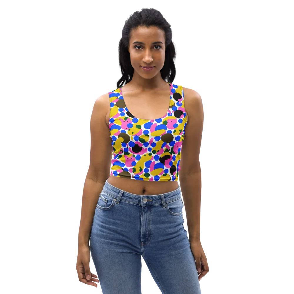 Candy Orchard on Crop Top — Front