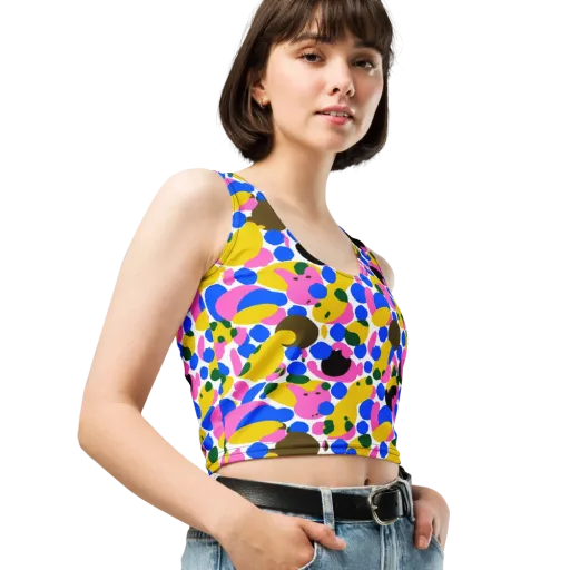 Candy Orchard on a Crop Top