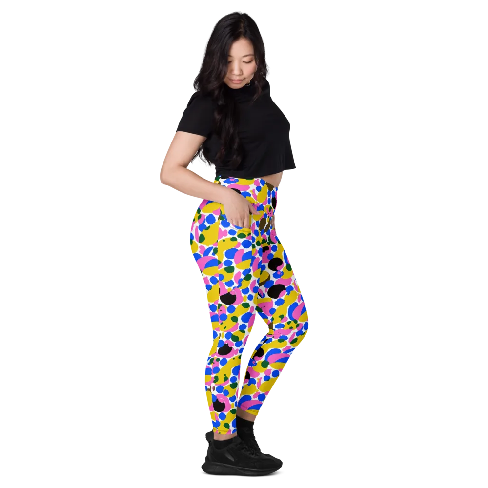 Candy Orchard on Leggings with Pockets — Right