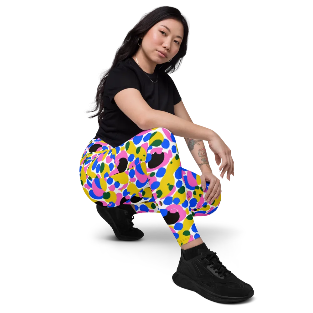 Candy Orchard on Leggings with Pockets — Right Front