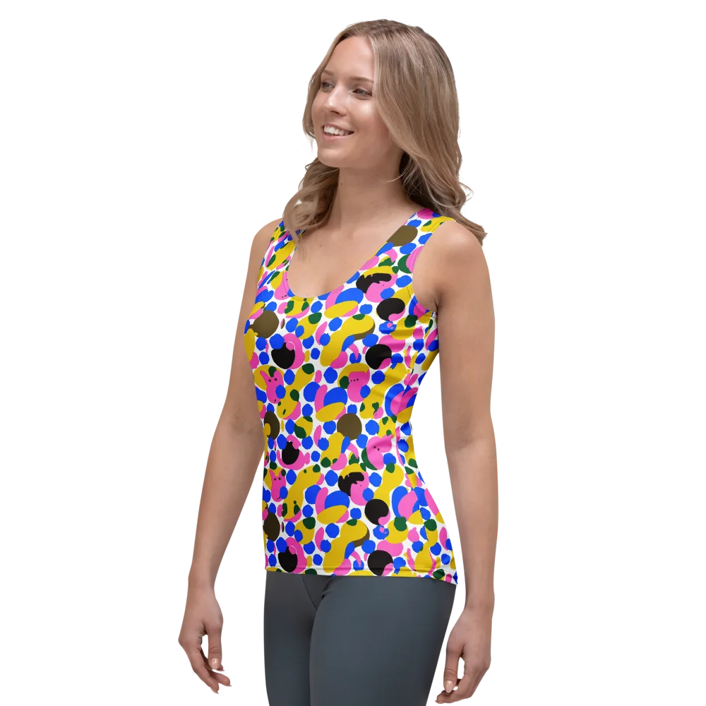 Candy Orchard on Women's Tank Top — Left Front
