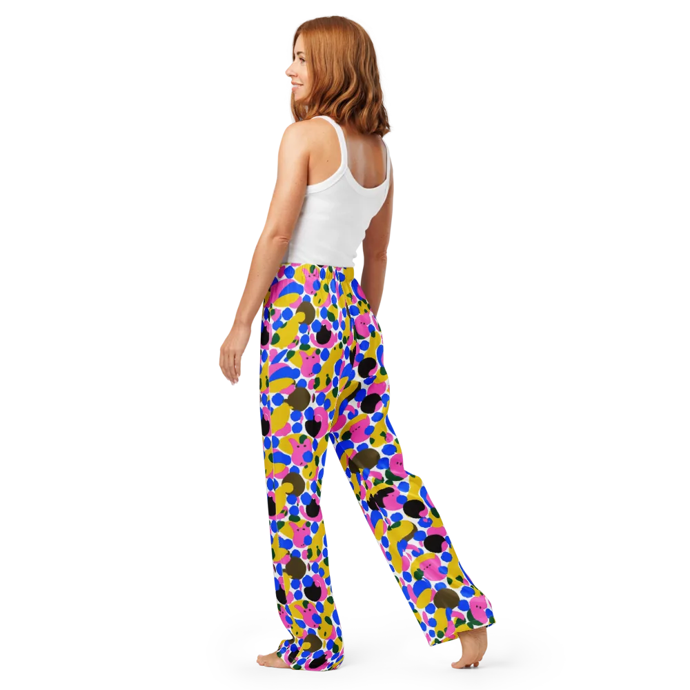 Candy Orchard on Women's Pajama Pants — Back