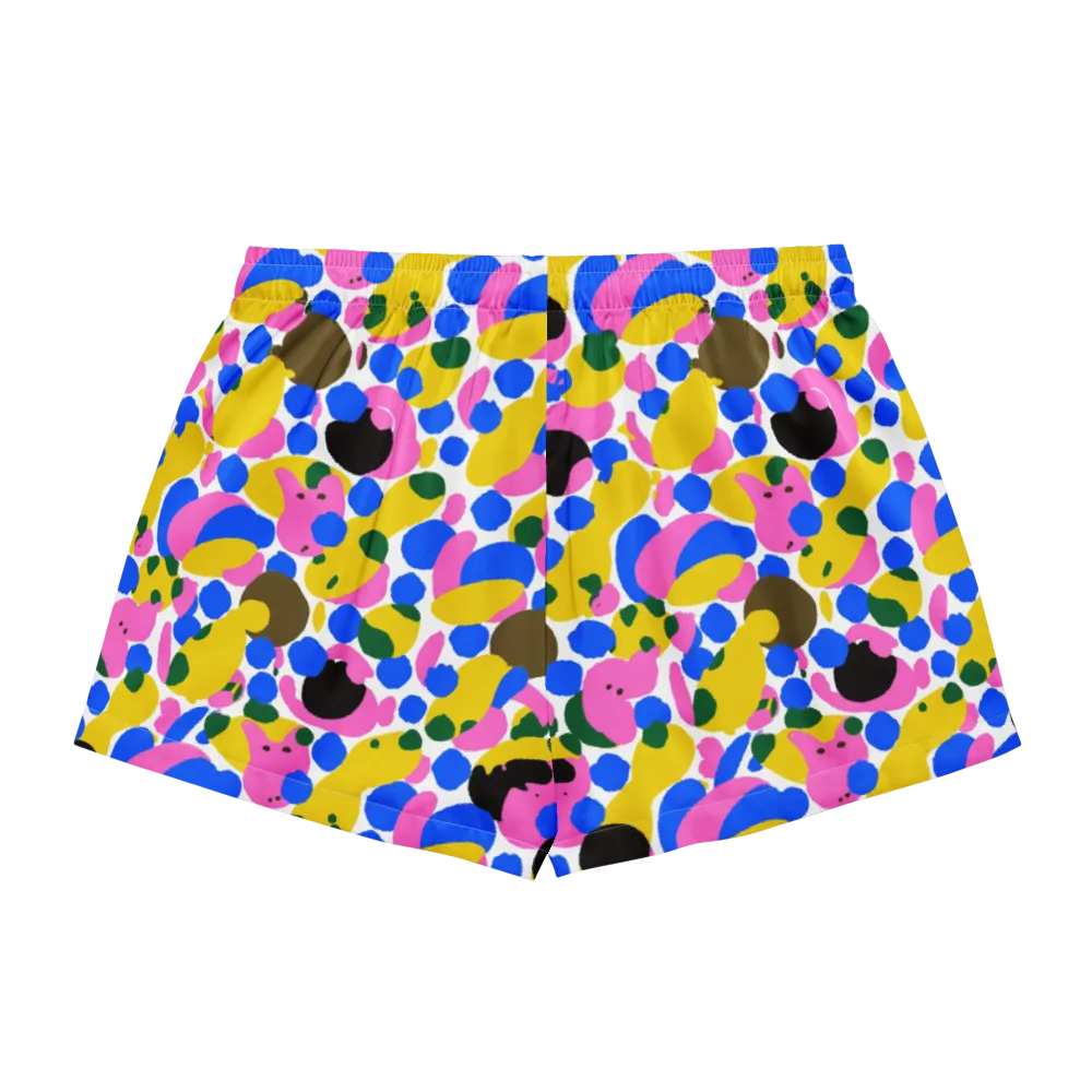 Candy Orchard on Women's Pajama Shorts — Back