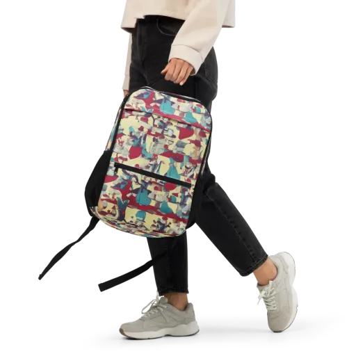 Crimson Tea Salon on a Utility Backpack