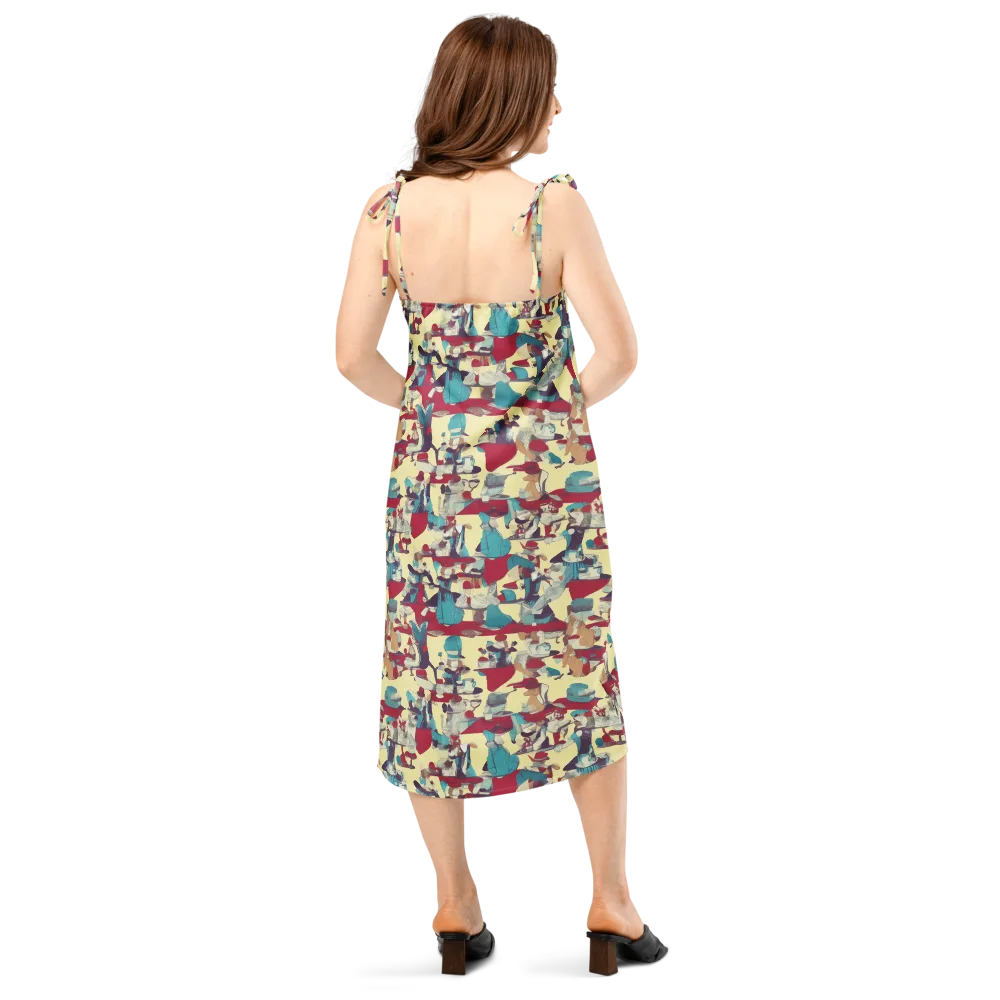 Crimson Tea Salon on Slip Dress — Back