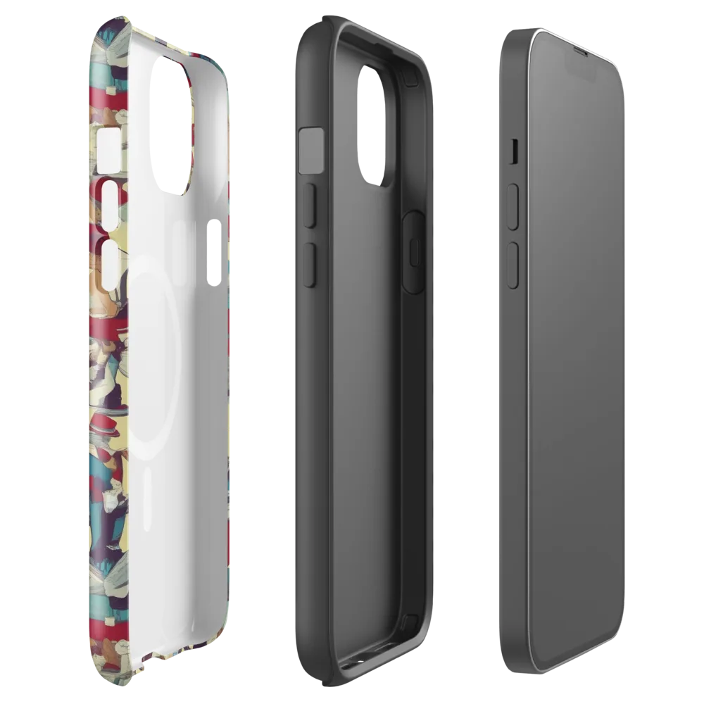 Crimson Tea Salon on MagSafe Tough Case for iPhone® — Front