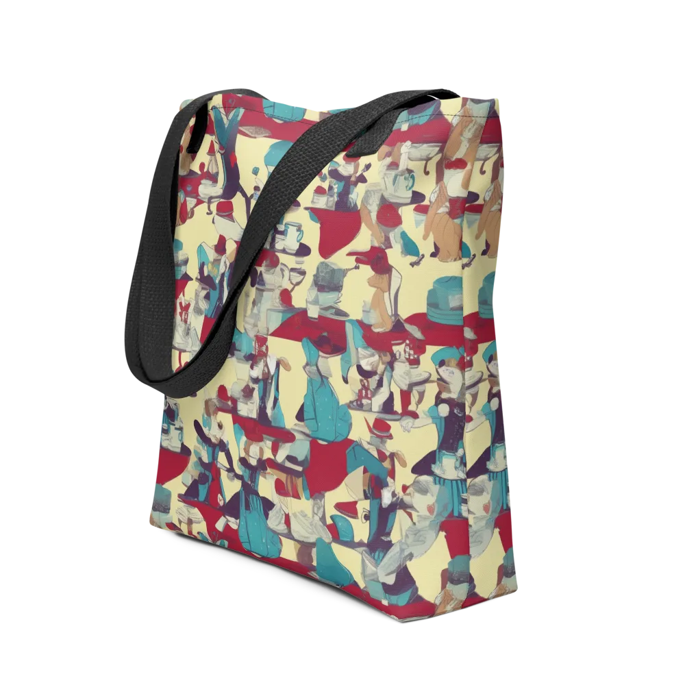 Crimson Tea Salon on Tote Bag — Front