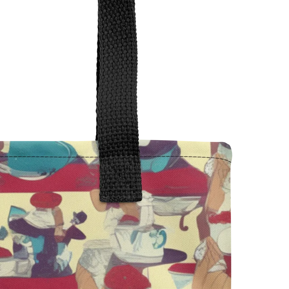 Crimson Tea Salon on Tote Bag — Product details