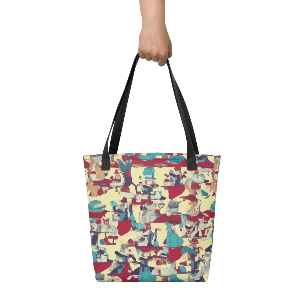 Crimson Tea Salon on Tote Bag — Front