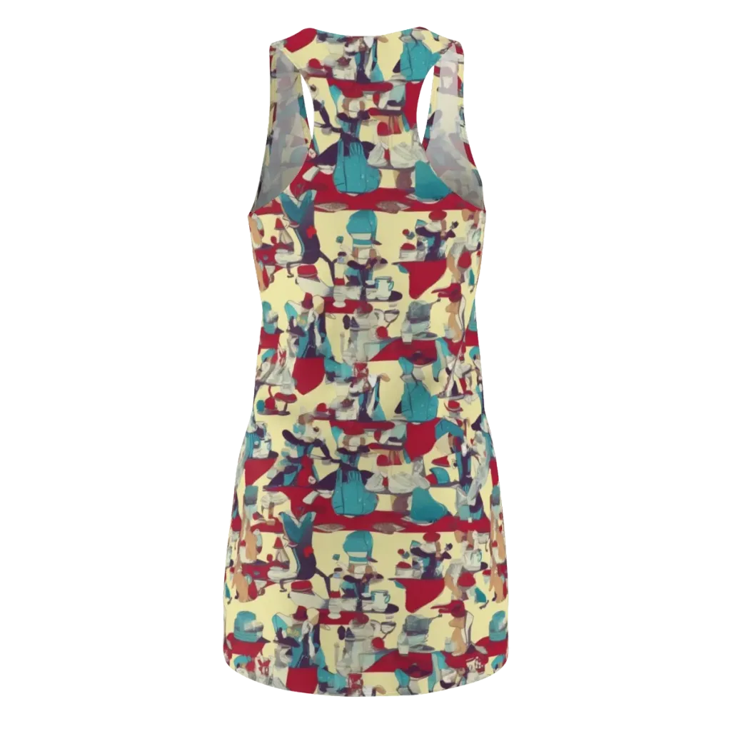 Crimson Tea Salon on Racerback Dress — Back