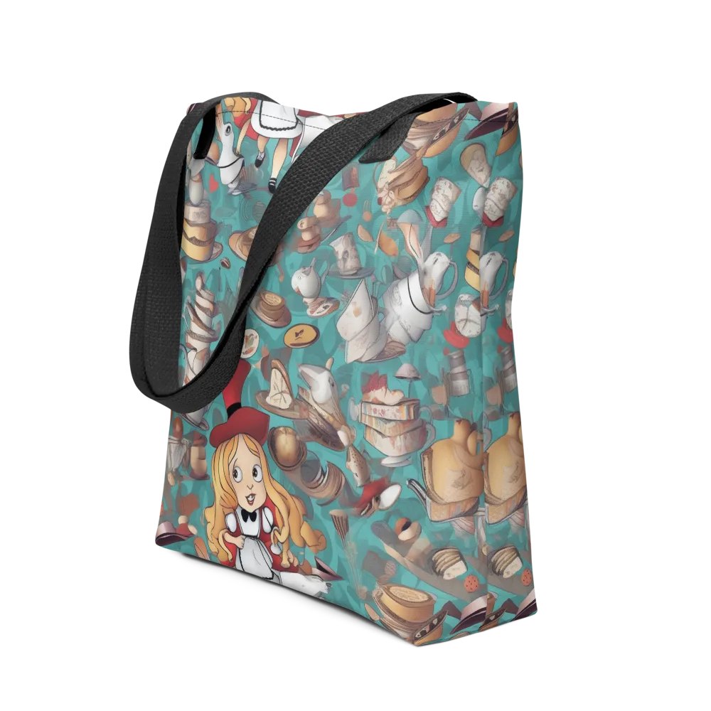 Wonderland Tea Party on Tote Bag — Front