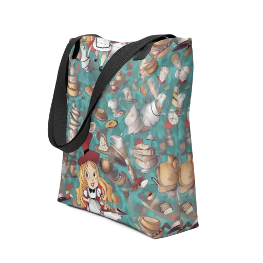 Wonderland Tea Party on a Tote Bag