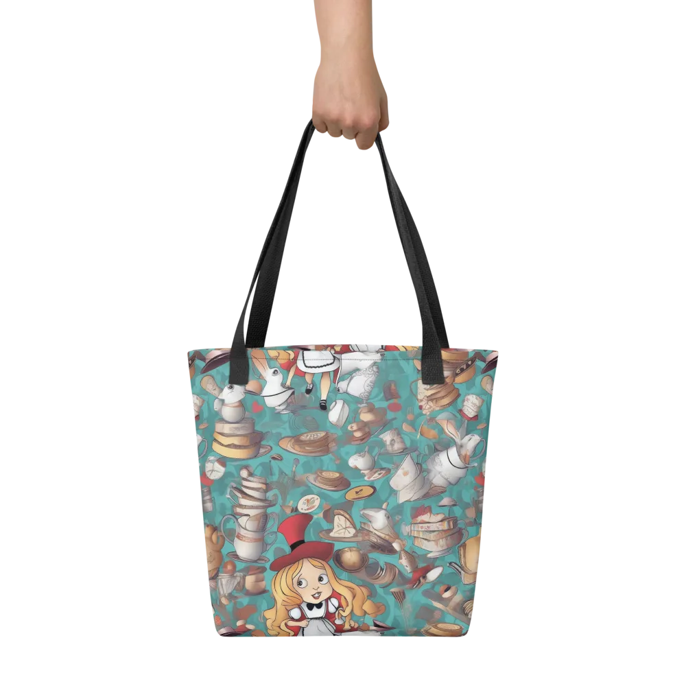 Wonderland Tea Party on Tote Bag — Front