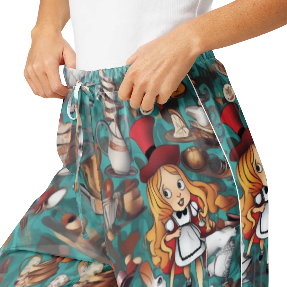Wonderland Tea Party on Women's Pajama Pants — Product details